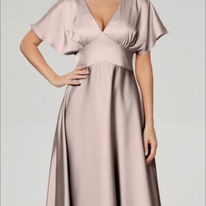 Beautiful satin formal dress from Cicinia.